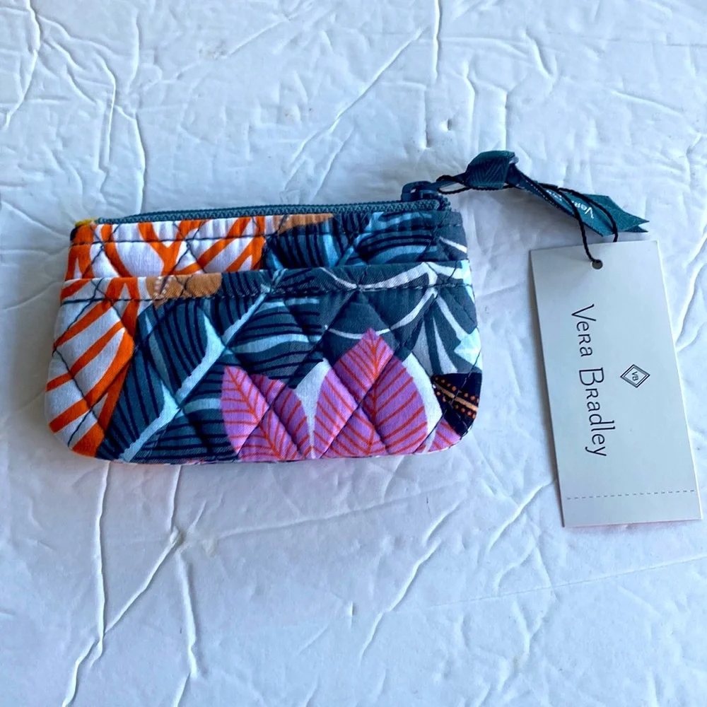 Vera Bradley change purse, multicolor, new with tags 5” x 3” - Picture 1 of 2